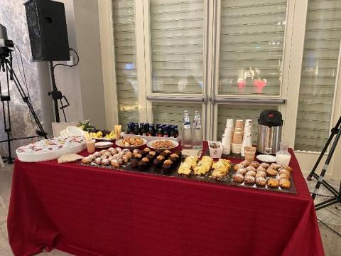 Event snack table IUS 2022