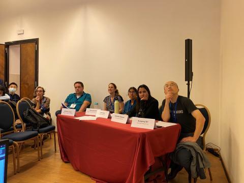 The IUS 2022 Student Pitch Competition judges 