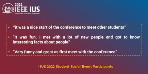 IUS 2022 Social Event Feedback