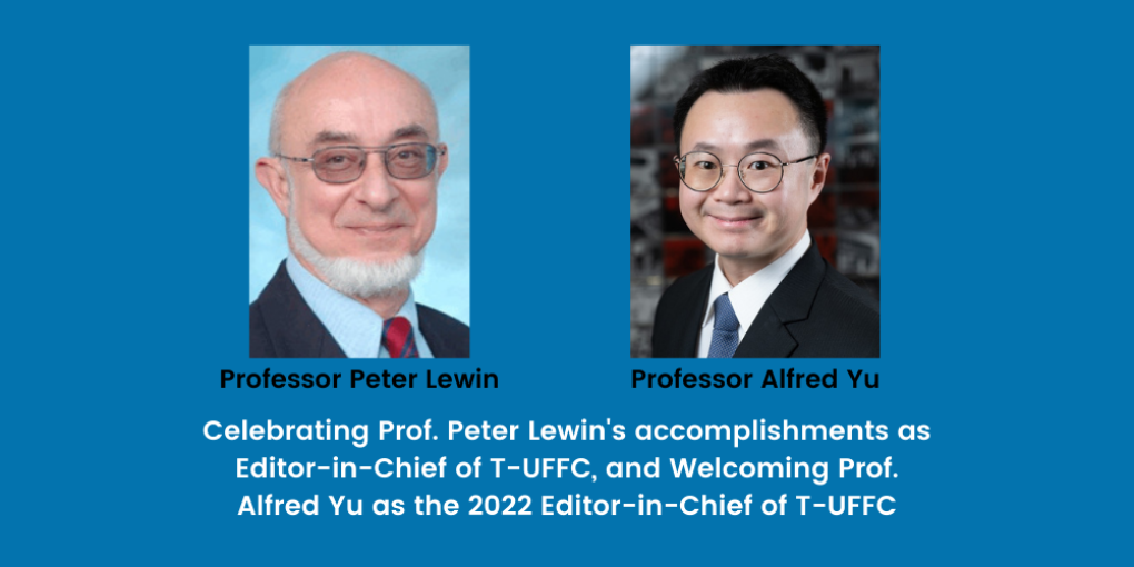 Peter Lewin 2021 EiC and Alfred Yu 2022 EiC