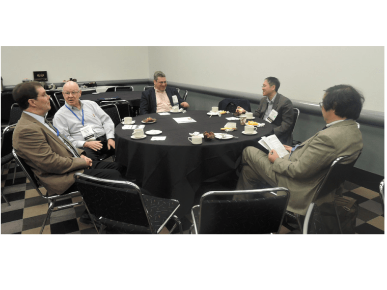 Figure 1: Tutorial breakfast on April 12th.
