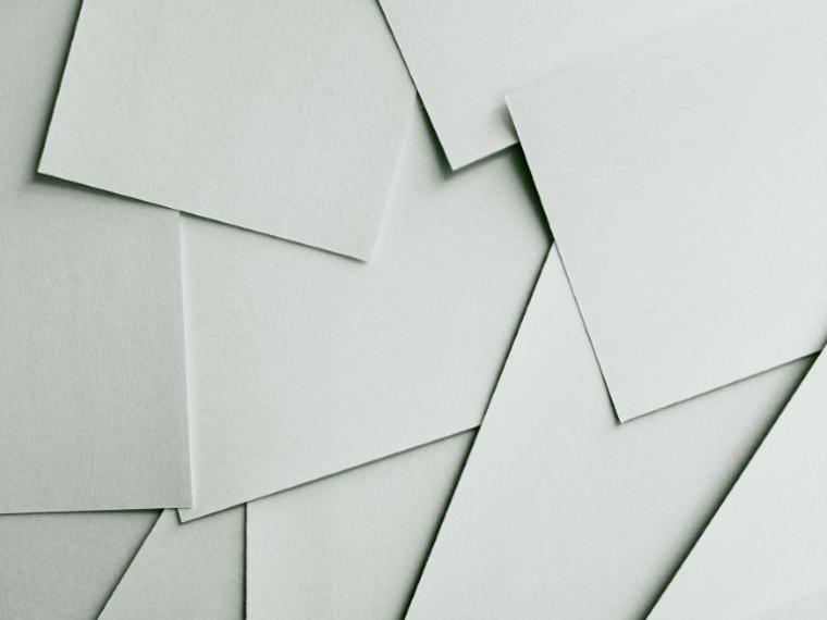 Papers laying on top of one another